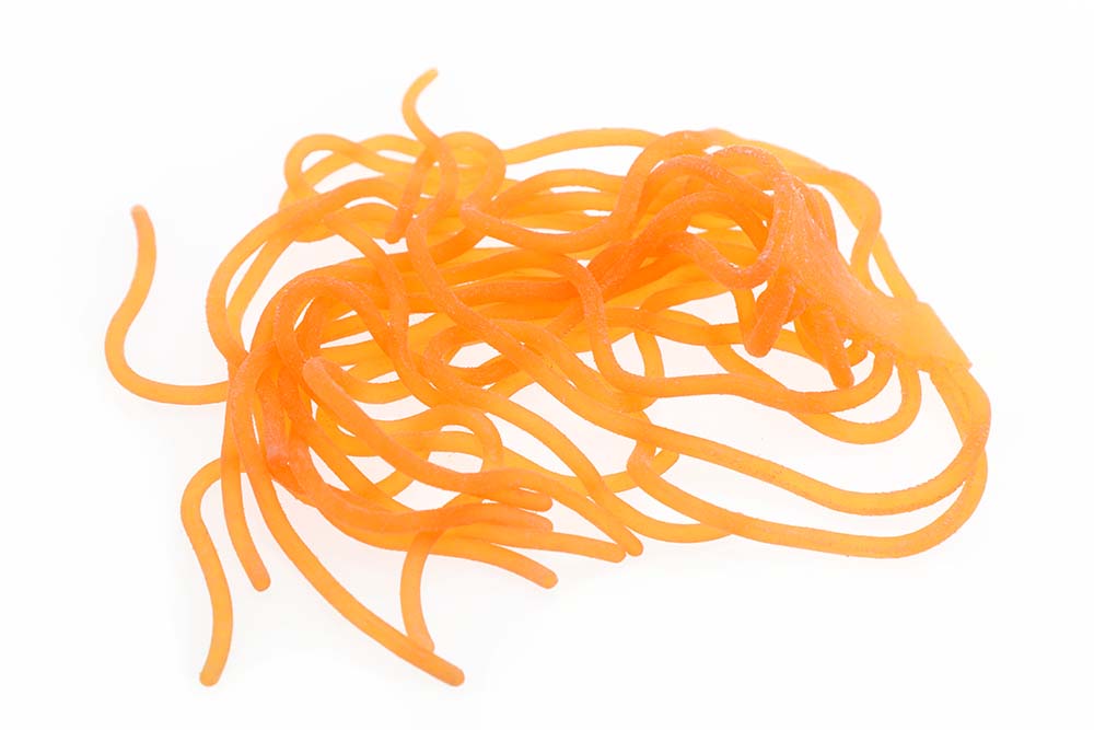 Sili Squirmy Wormy Fl Orange
