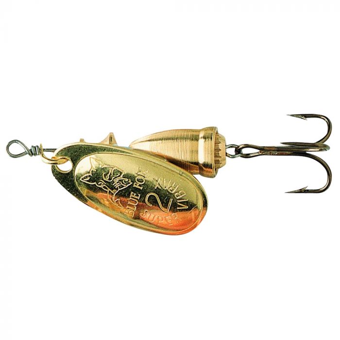Blue Fox Vibrax Original Spinner 4g Guld - Fiskegrej Tilbud