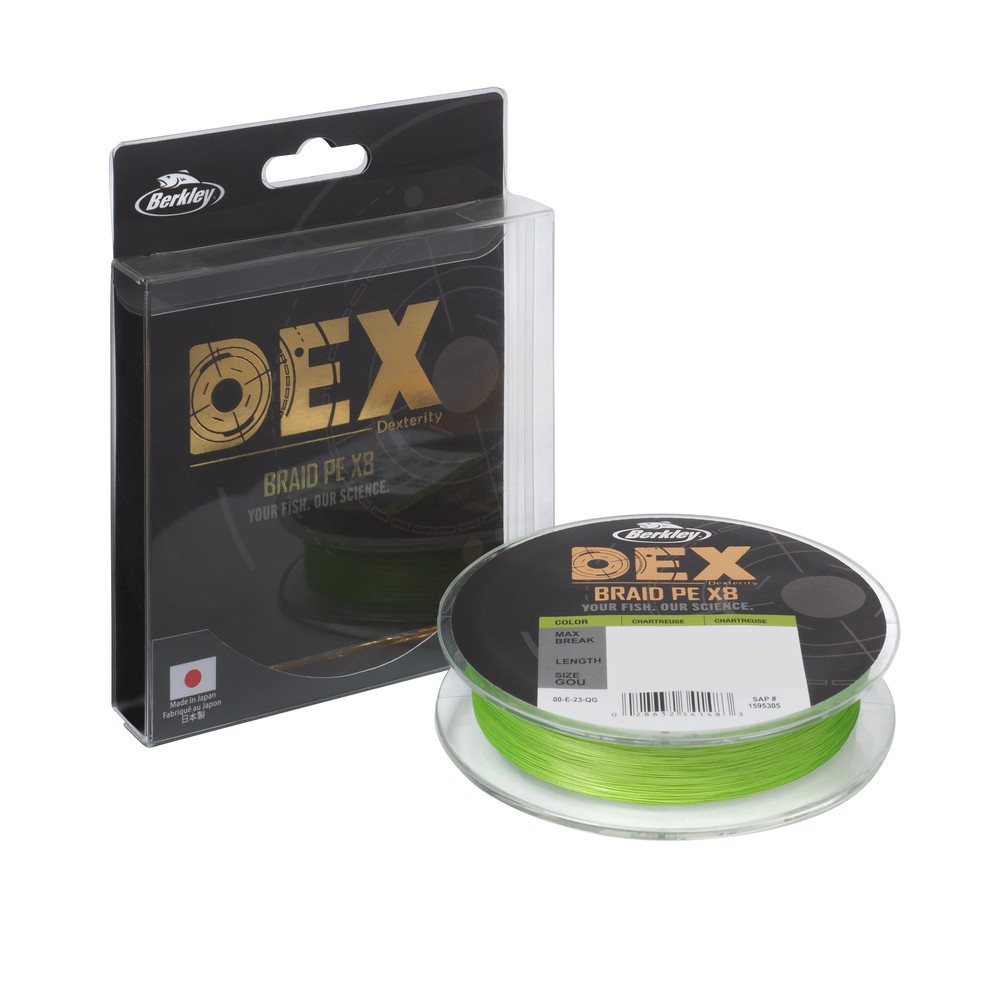 Berkley Dex X8 0,04mm - Perfekt til Havbars og Ørred!