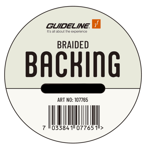 Guideline Braided Backing  Lbs Orange Metermål