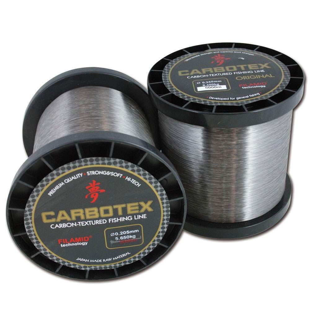 Carbotex Original Carbon Grå 5000m - Bulkspole Til Fiskeri