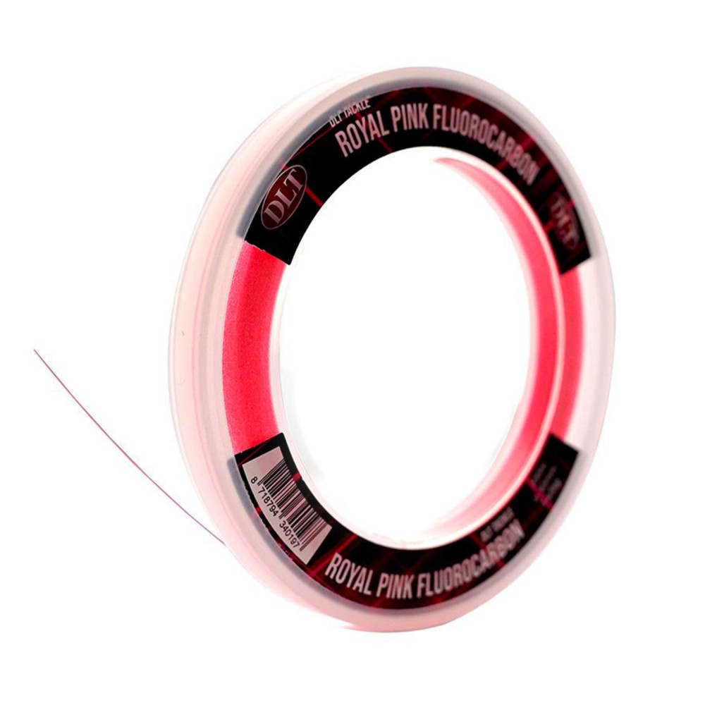 Dlt Royal Pink Fluorocarbon 0,20mm - Fiskeline Tilbud!