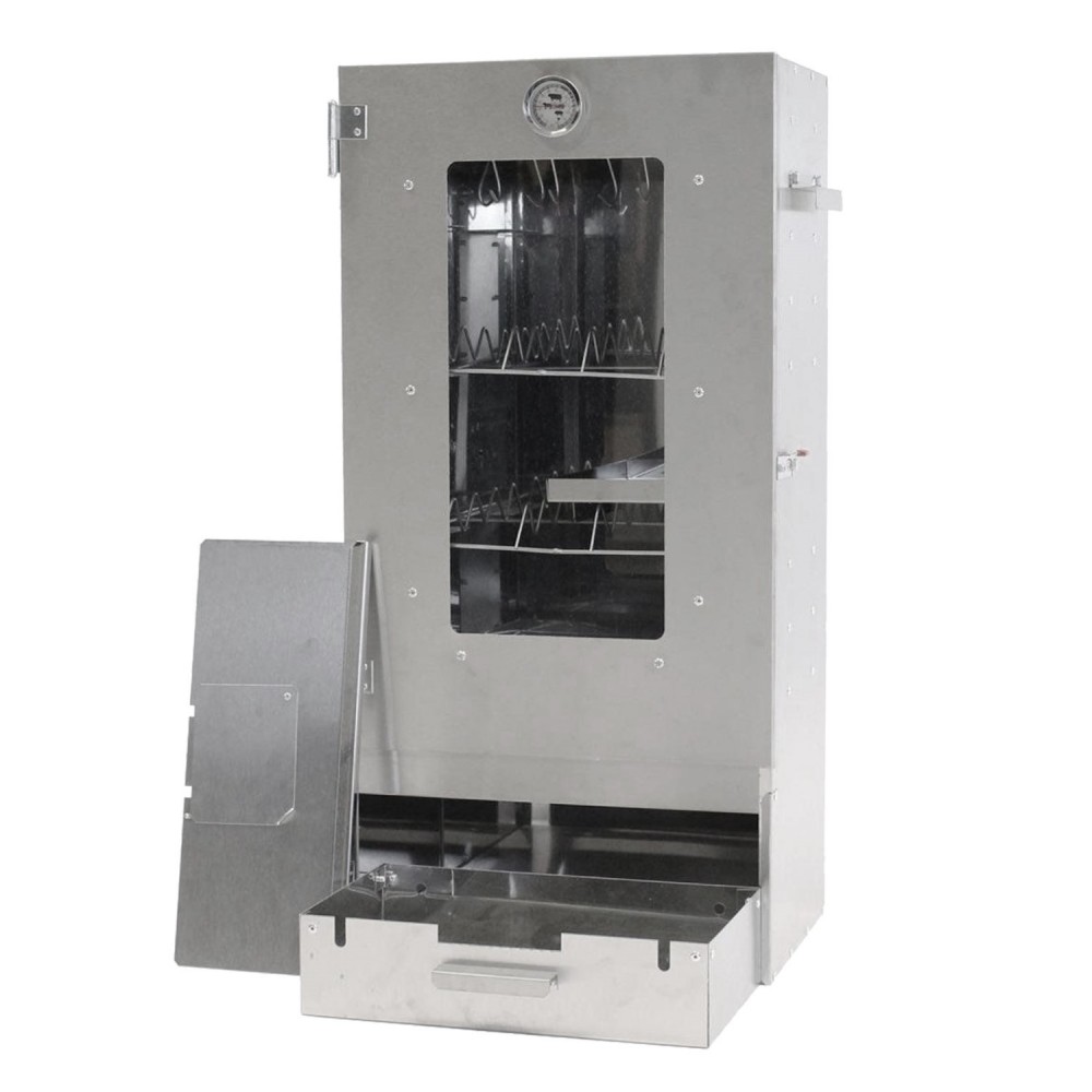 Eurocatch Lille Rygeovn med Termometer til Fiskeri