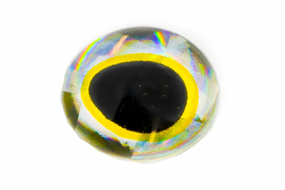 3D Epoxy Øjne - Guld/Sølv Tilbehør til Fiskeri