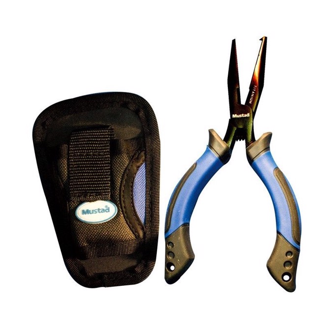 Mustad 15cm Fisketang med Krogløser - Praktisk Etui