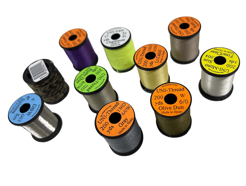 10 Ruller Uni Tråd - Fantastisk Tilbud hos Nordicanglers.com