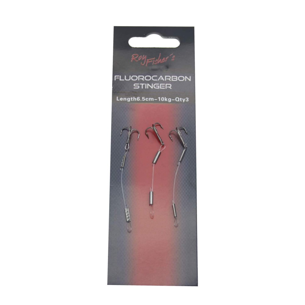 Roy Fishers Fluorocarbon Stinger - 3 stk. til fiskeri