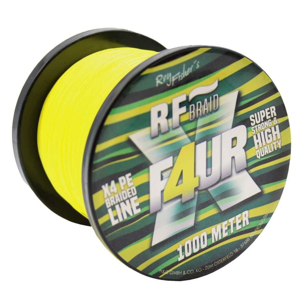 Roy Fishers X4 Fletline 1000m - Gul Bulkspole Tilbud!