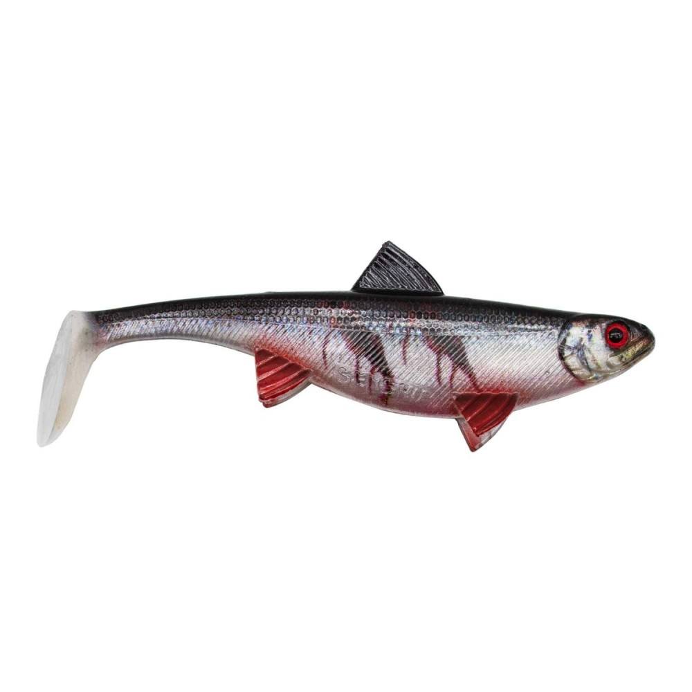 Senshu Real Fin Shad 8cm Bloody Baitfish Softbait - Tilbud!