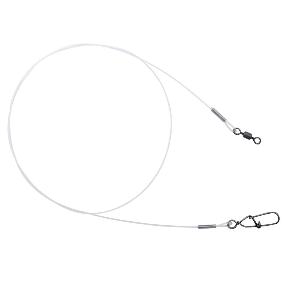 Spro Matt Black Fluorocarbon Forfang 25cm - Fiskeline Tilbud