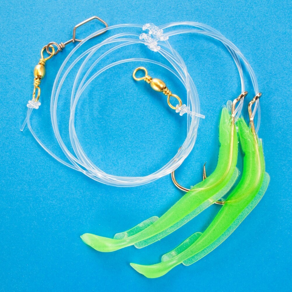 Team Deep Sea Sandeel Grøn Torskeforfang - Klar til brug!