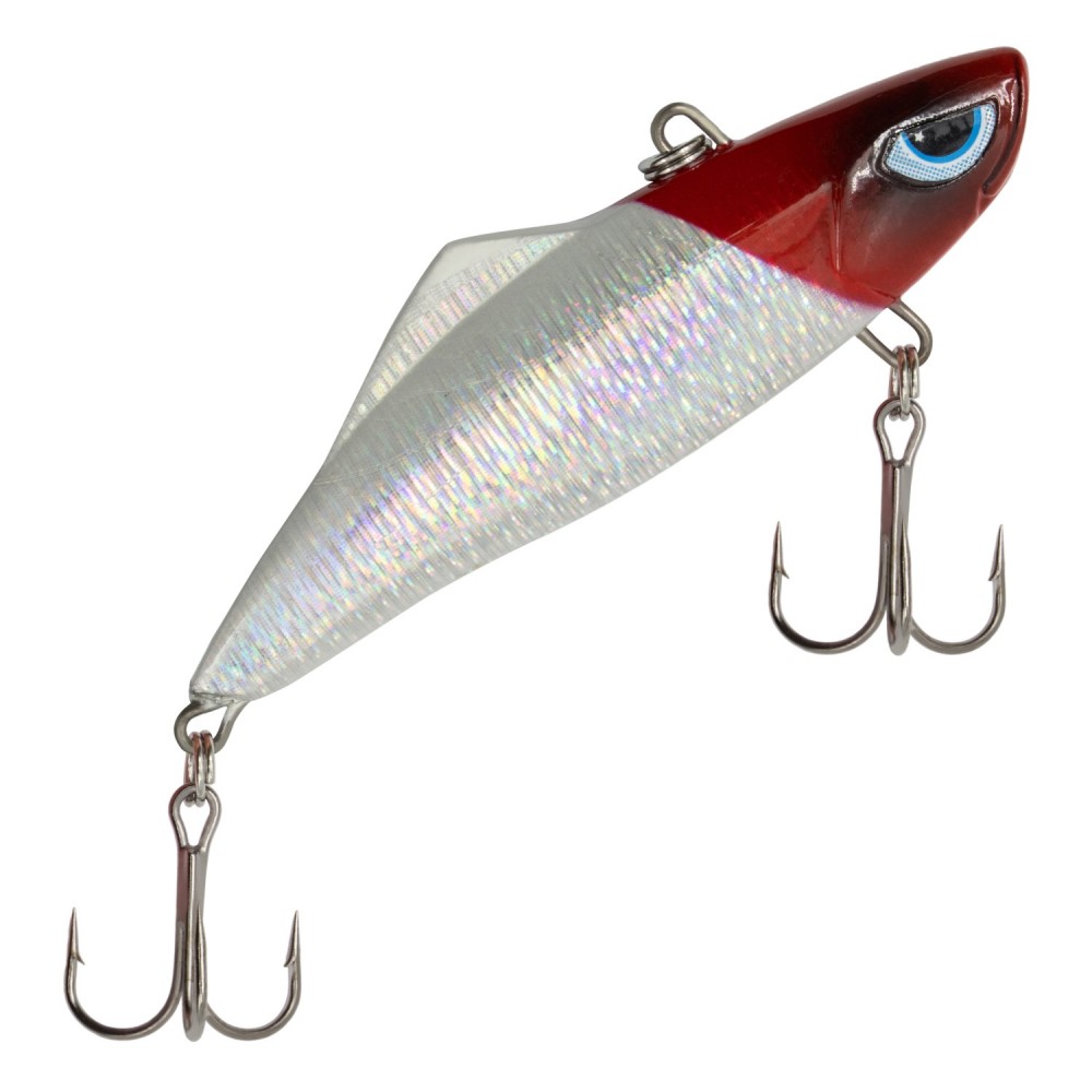 Viper Pro Rattle Jet Vibration Wobler 7,5 cm - Rød/Sølv