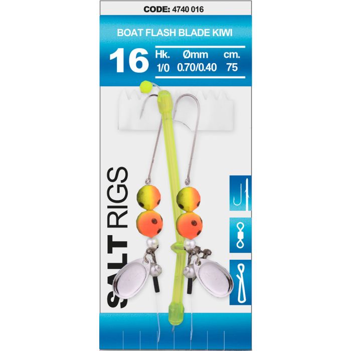 Spro Boat Flash Blade Kiwi Rig til Torsk - Super Tilbud!