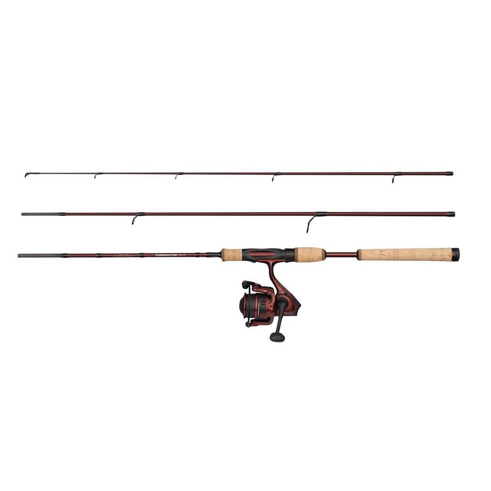 Abu Garcia Tormentor2 Travel Spinning Combo 9  7 28gr   Fiskesæt