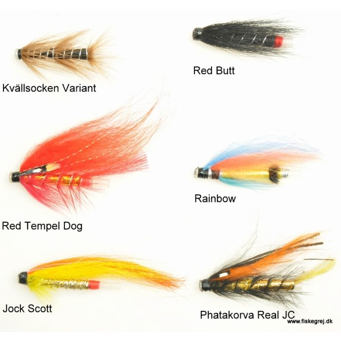 Laksefluer 11 2 - Perfekte til fluefiskeri og spinflue!